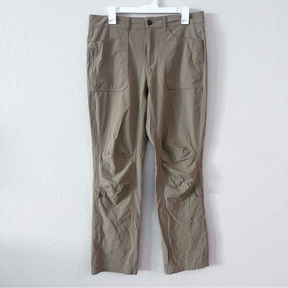 Gramicci Pants Womens Nylon Original Freedom Active Khaki Pockets Size 8 - Picture 1 of 8